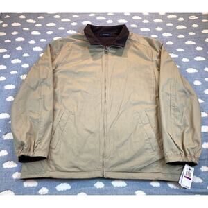 Nautica Reversible Jacket Tan/Brown Size XXL  NWT $98.00